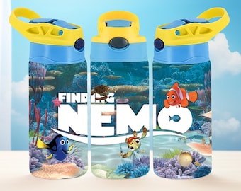 Bottiglia d'acqua sublimata da 12 once per bambini Alla ricerca di Nemo