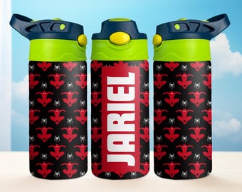 Gourde Spider-Man personnalisée pour enfants - Design de verres personnalisés