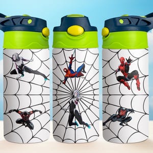 Spider Man Inspired Water Bottle for Kids - BPA-Free & Leakproof