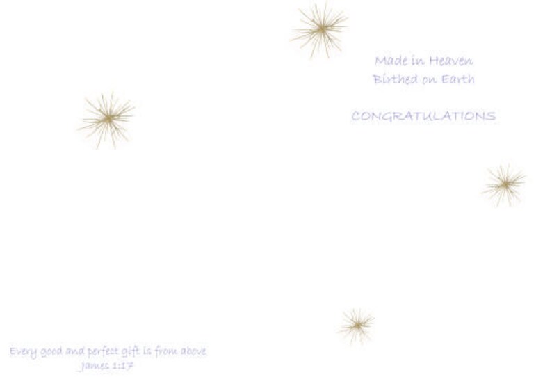 BABY BOY Congratulations card
