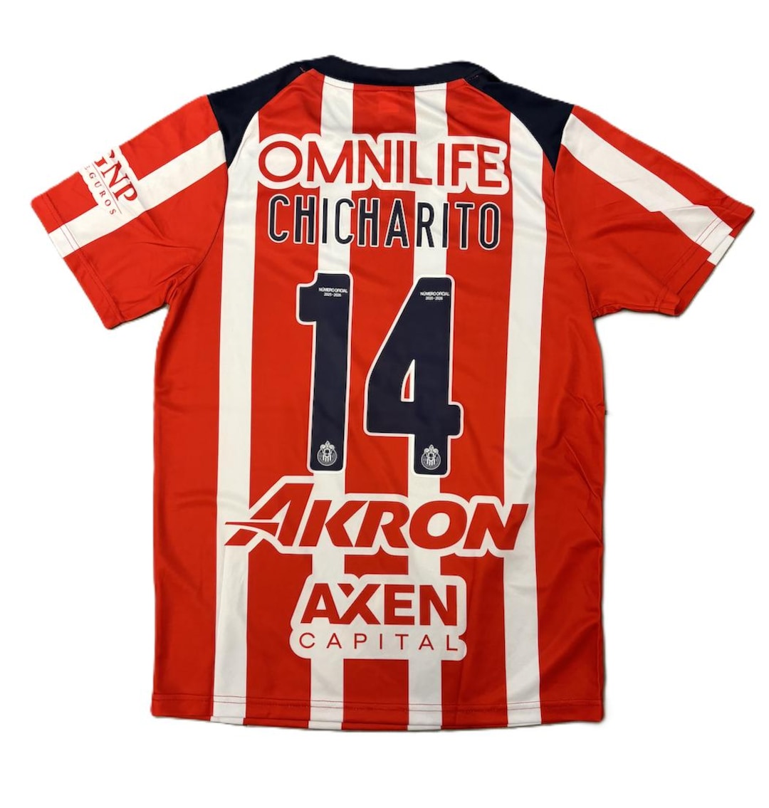 Chicharito Chivas Home Adult Jersey - Etsy Canada