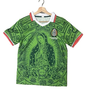 Mexico Virgen de Guadalupe Groen Heren Jersey