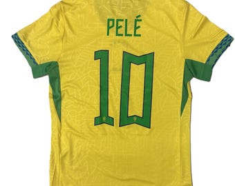 Pele Brazil thuisshirt voor volwassenen