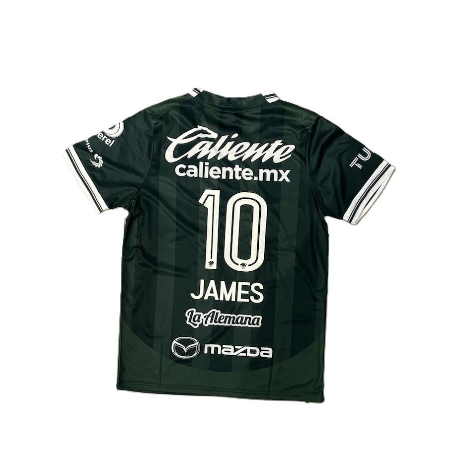 James Rodriguez Club Leon Home Adult Jersey - Etsy Israel