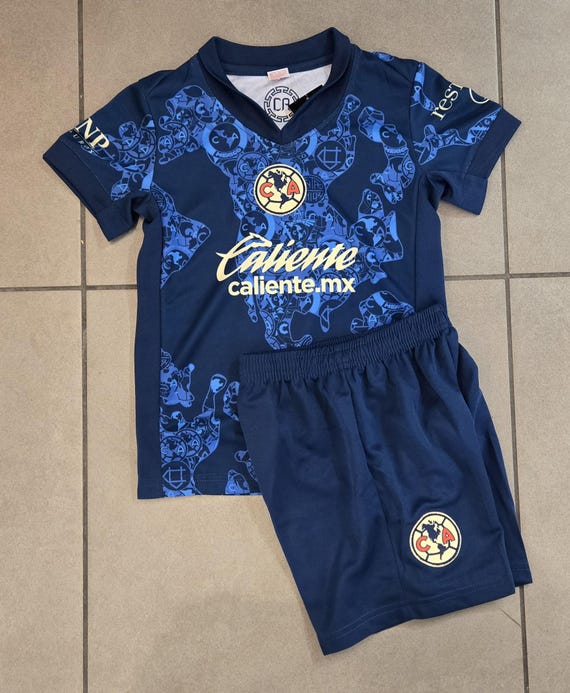 Kids Club America Away Blue Azul Premium Soccer Uniform 2025 - Etsy