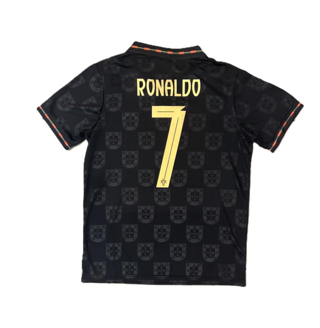 Cristiano Ronaldo Portugal Black Adult Jersey - Etsy