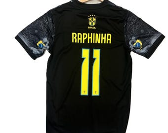 Raphinha Brazil Cristo Black Adult Jersey
