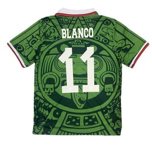 Cuauhtemoc Blanco Retro Mexico Home Size Small Adult Jersey