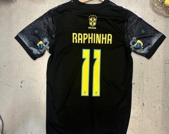 Raphinha Brazil Cristo Black Adult Jersey
