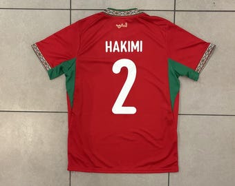 Hakimi Maroko Czerwona koszulka dla dorosłych
