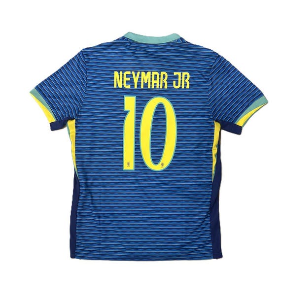 ブラジル代表　ネイマール　ユニフォーム　アウェイ　Lサイズ　新品未使用　タグ付き ネイマールJr. ブラジル代表 アウェイ用 大人用ユニフォーム - Etsy 日本