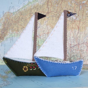 The Little Boat PDF Pattern and Instructions --INSTANT DOWNLOAD--