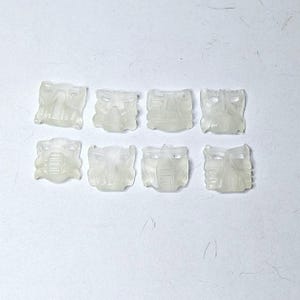 Bionicle - clear flexible krana replica SETS (x8)- rubbery resin