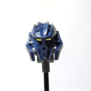 bionicle - khing k - mask of intangibility - dark blue