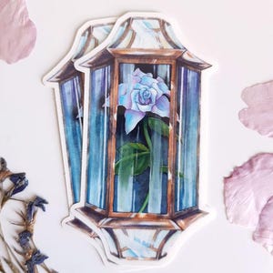 Sticker fleur BTS Smeraldo, sticker merchandising k-pop