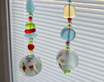 Beachy charm for purse or Rear view mirror car.