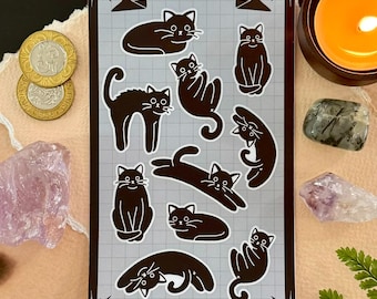 Void Kitties Matte Sticker Sheet 3.5" x 6" | Journaling, Scrapbooking, Deco Stickers