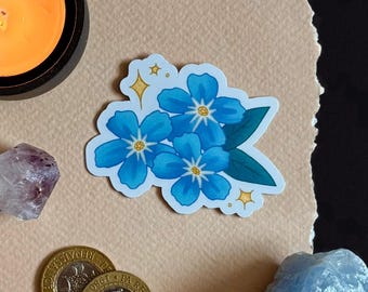 Floral Stickers – Watercolor Flower Vinyl Decal (3")