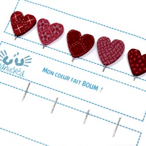 Quilting pins - Mini counting sewing pins - Decorative pins - Decorative straight pins - Cute headed pin set - Gift for woman