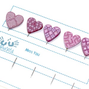 Quilting pins - Mini counting sewing pins - Decorative pins - Decorative straight pins - Cute headed pin set - Gift for woman
