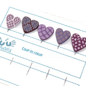 Quilting pins - Mini counting sewing pins - Decorative pins - Decorative straight pins - Cute headed pin set - Gift for woman