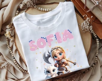 Personalized Light Fury Birthday Shirt: How to Train Your Dragon Kids T-Shirt