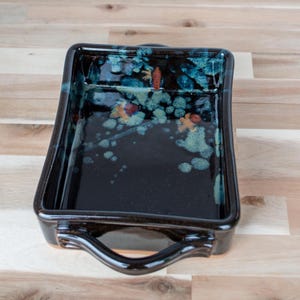 Baking Dish in Midnight Garden