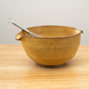 Mixing Bowl with Whisk in Yellow Salt image 1