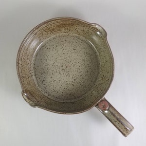 Small Skillet, Handmade Pottery for Stovetop image 2