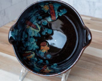 Mixing Bowl with Whisk in Midnight Garden