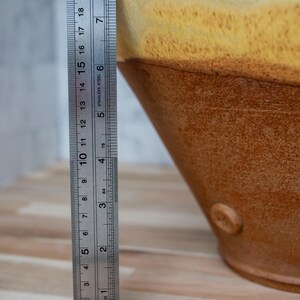 Handmade Stoneware Clay Cassole: French Cooking Pot, Yellow Salt Glaze image 6
