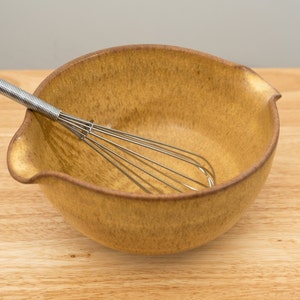 Mixing Bowl with Whisk in Yellow Salt image 2