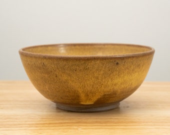 Soup and Chili Bowl in Yellow Salt Glaze