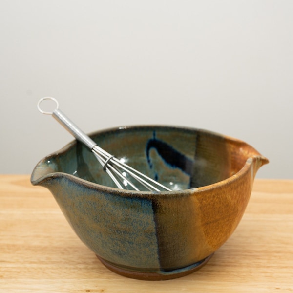 Mixing Bowl with Whisk in Joe's Blue