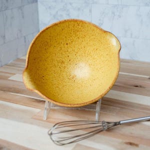 Mixing Bowl with Whisk in Yellow Salt