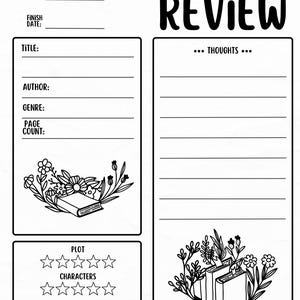 Floral Book Review Downloadable PDF