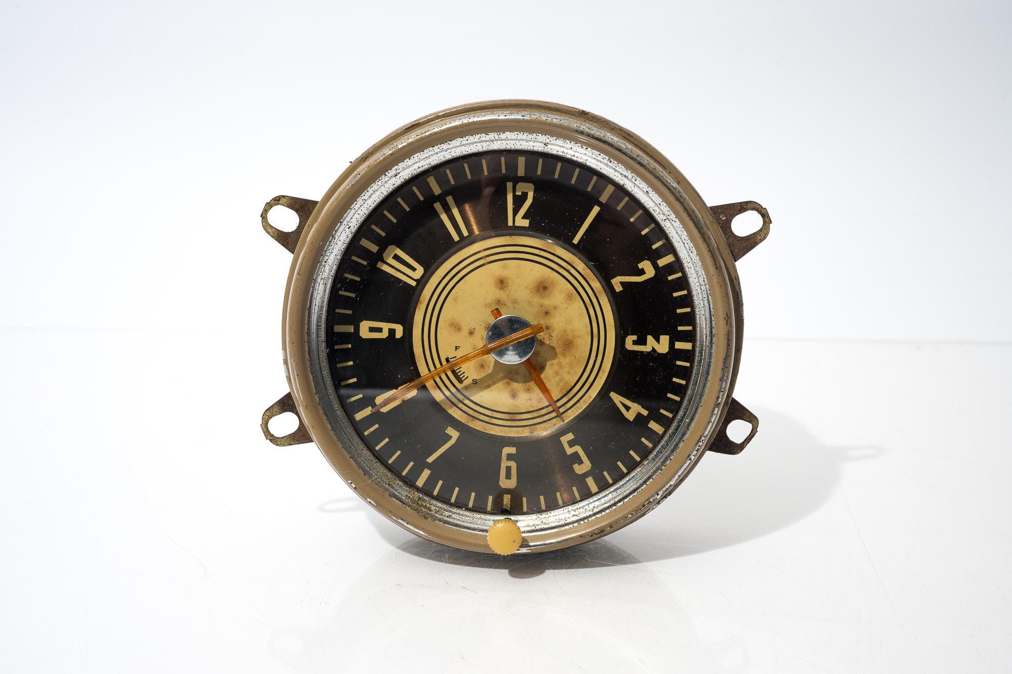 Lux ヴィンテージ 時計置物 1930年代 クローム ラックス グッドラック Lux ヴィンテージ 時計置物 1930年代 クローム ラックス グッドラック