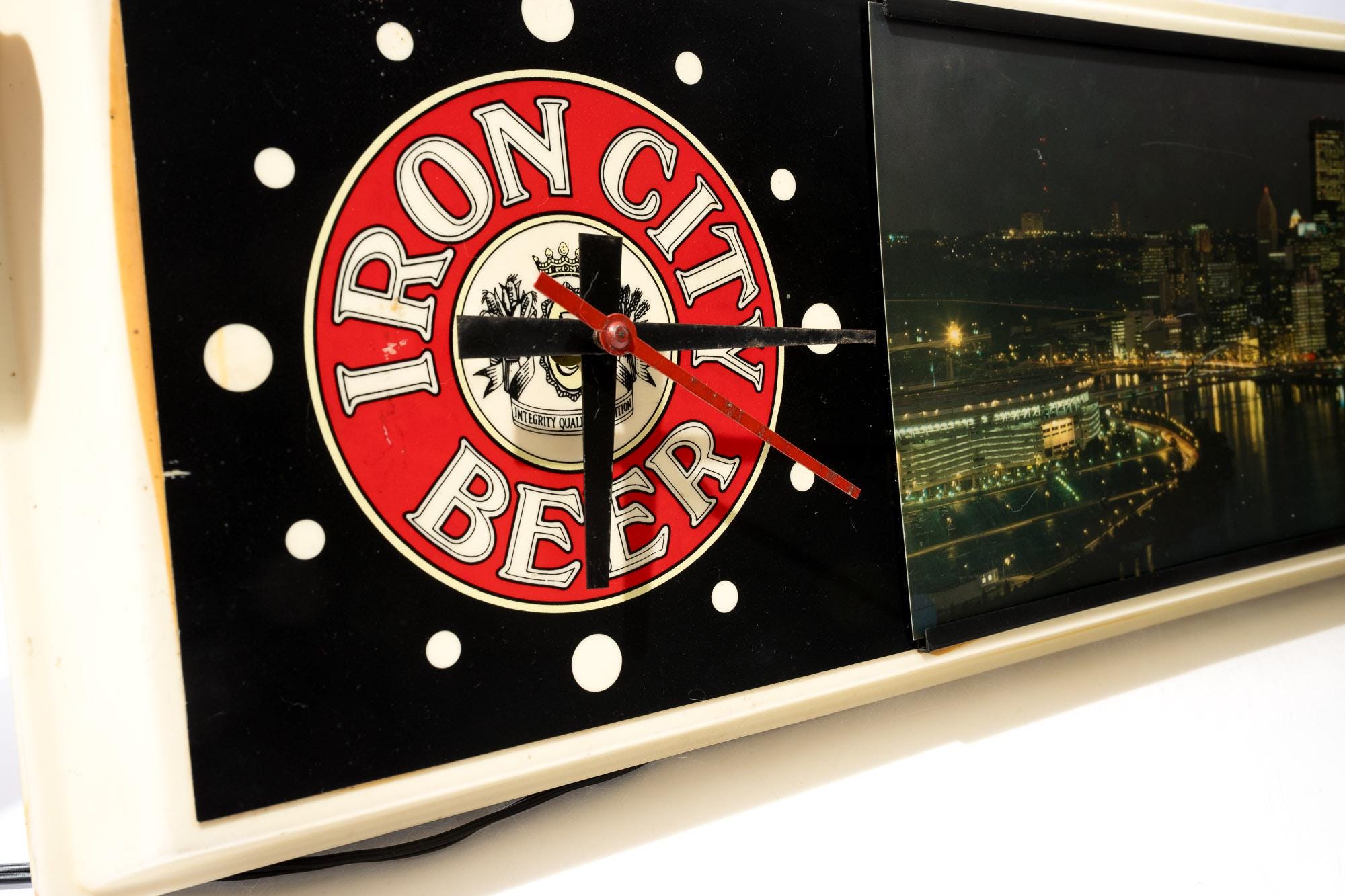 Vintage Lighted Beer Clock - Etsy