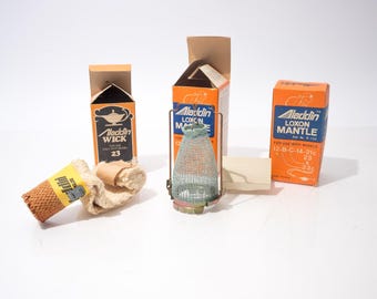 Vintage Aladdin Loxon Mantle or Wick Kerosene Lantern Oil Burner