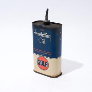Vintage Gulf Oil Can - Etsy