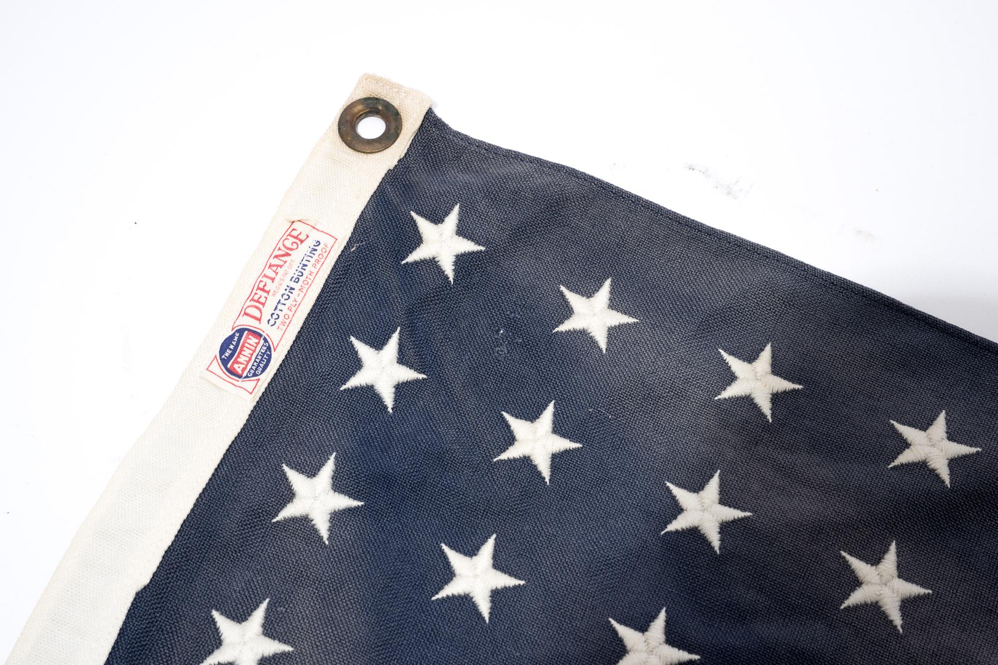 Vintage American Flag, 48 Star, WWII, Defiance by Annin Flagmakers