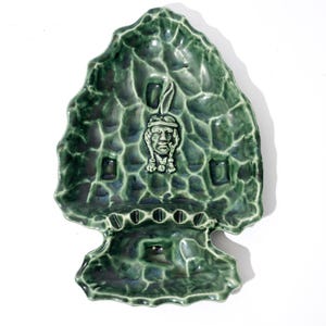 Vintage Arrowhead Shaped Ashtray, Ceramic