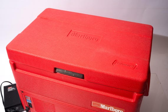 Vintage Marlboro Branded Coleman Powerchill Thermoelectric Cooler