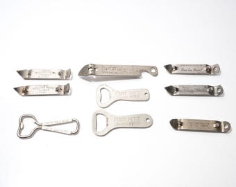 Vintage Metal Bottle Opener, SOLD INDIVIDUALLY, Rolling Rock, Fort Pitt, Lotta Cola, Hamm's, Iron City, Pittsburgh Pirates