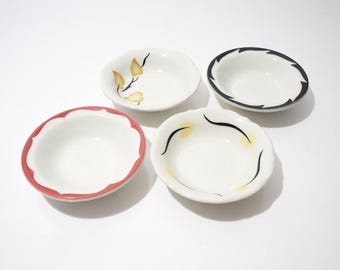 Vintage Small Bowl, Restaurant Ware, Wellsville China