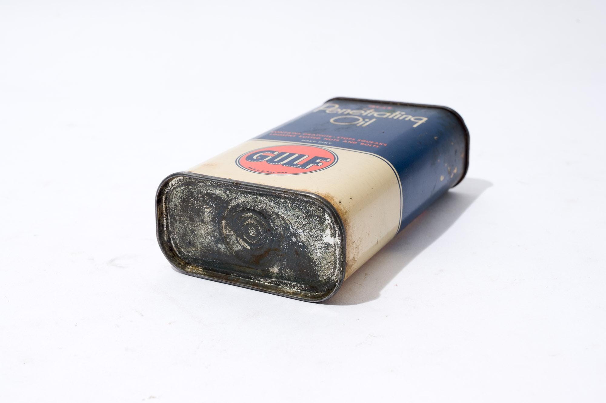 Vintage Gulf Penetrating Oil Can, Half Pint, 1940s-50s - Etsy