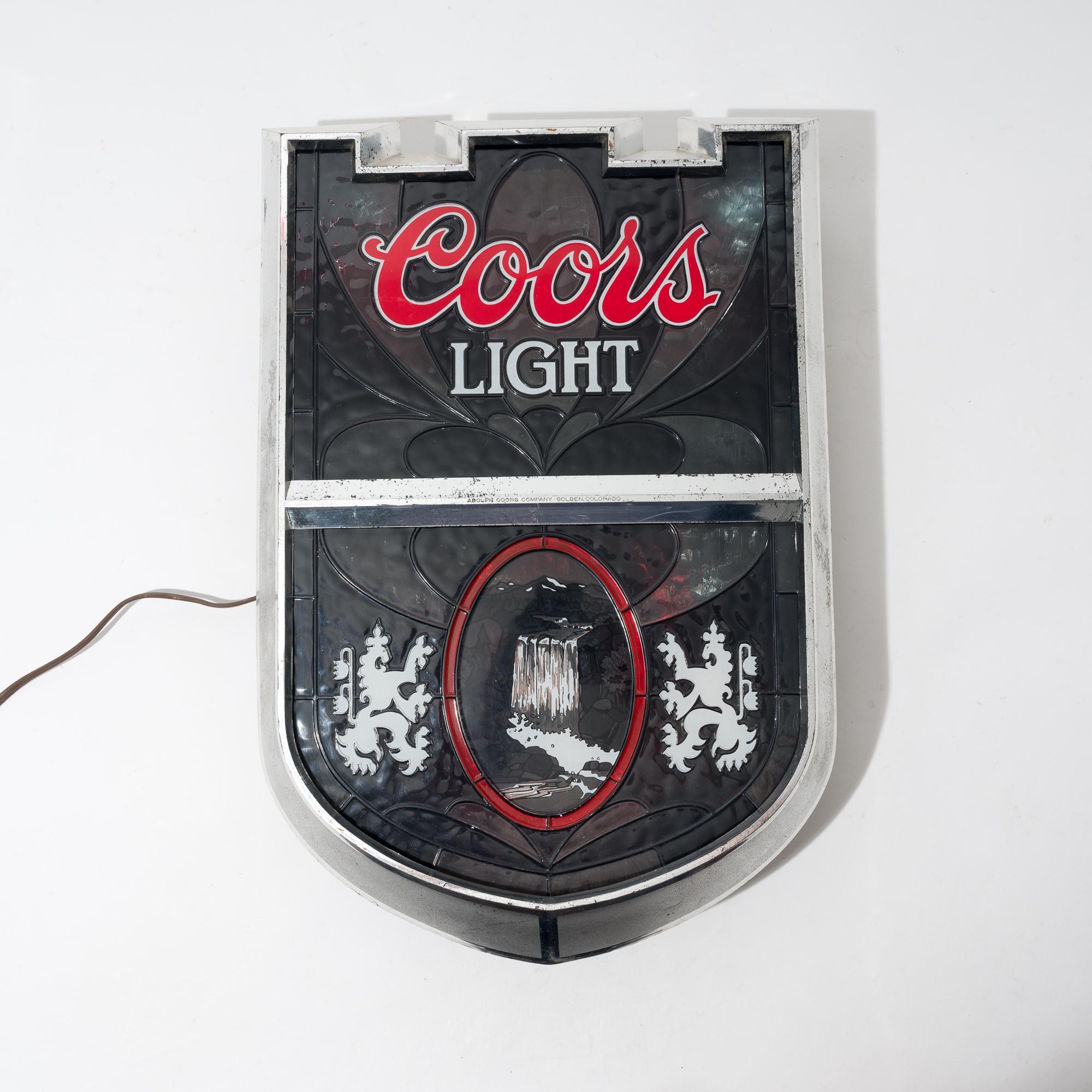 Coors Beer Sign, Coors Light, Beer Light, Golden Colorado, C 
