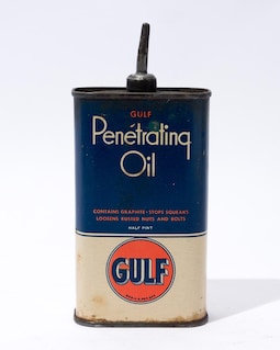 Vintage Gulf Penetrating Oil Can, Half Pint, 1940s-50s - Etsy