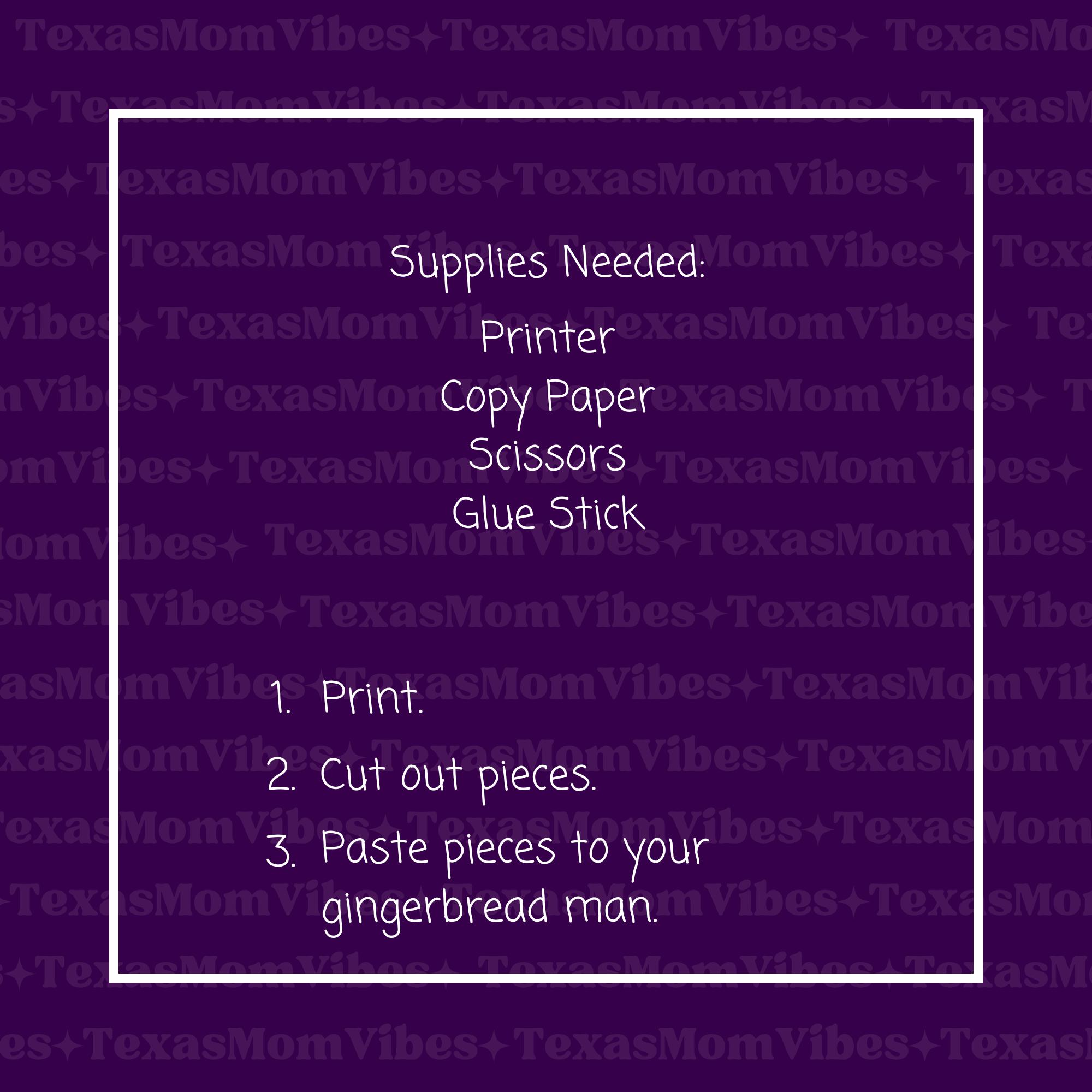 Disguise a Gingerbread Man-spiderman Template Christmas Craft Printable ...