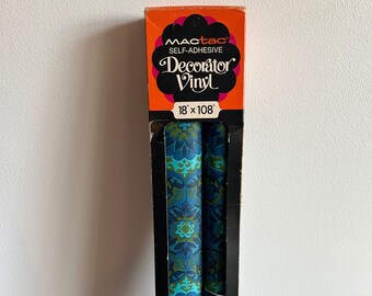 60s kitsch MacTac decorator vinyl self-adhesive